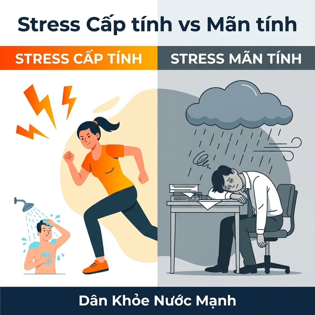 Stress Cấp Tính vs Mãn Tính: Khi Nào 'Căng Thẳng' Lại Là Liều Thuốc Quý?