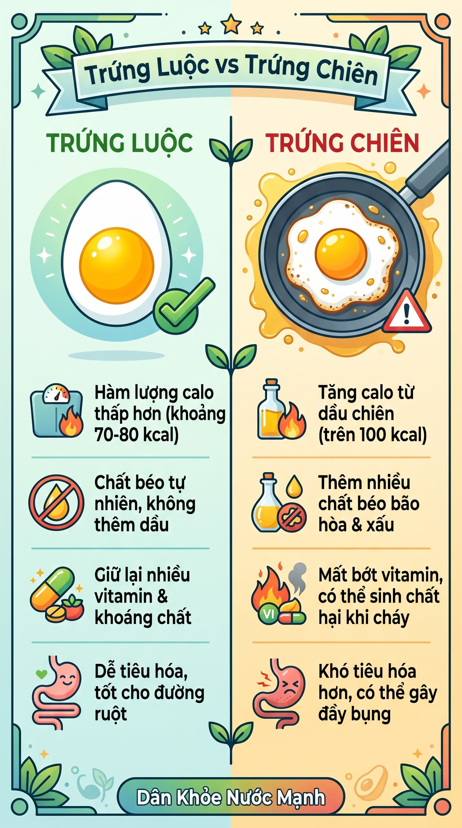 Trứng Luộc vs Trứng Chiên: Cách Nào Giữ Lutein Cho Mắt Tốt Nhất?