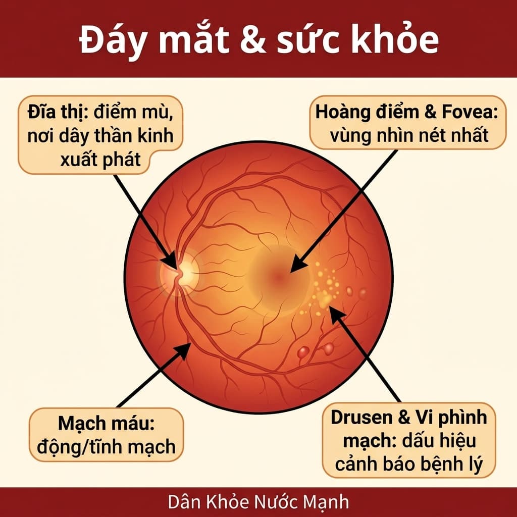 Đáy Mắt: Bản Đồ Phản Ánh Trung Thực Sức Khỏe Toàn Thân Của Bạn