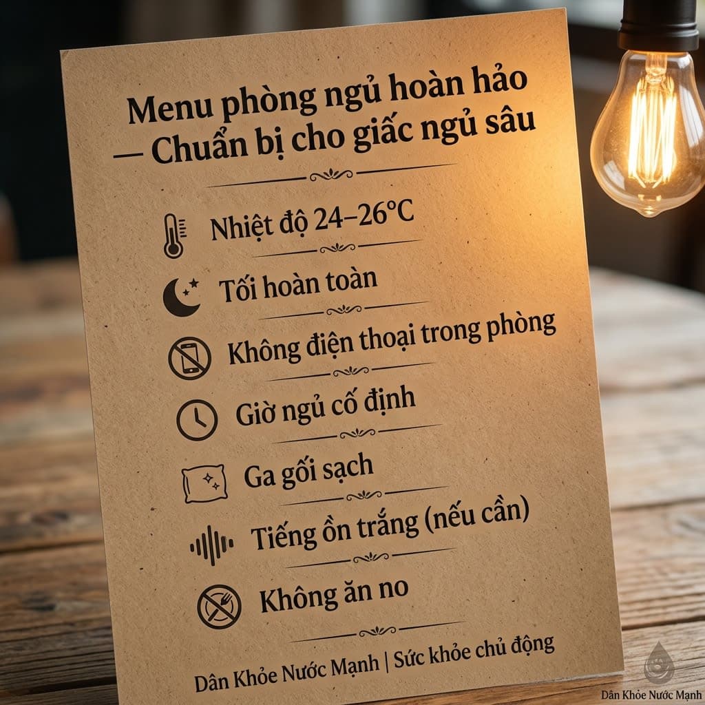 Menu Phòng Ngủ Hoàn Hảo: Biến Không Gian Nghỉ Ngơi Thành 'Thánh Đường' Chữa Lành
