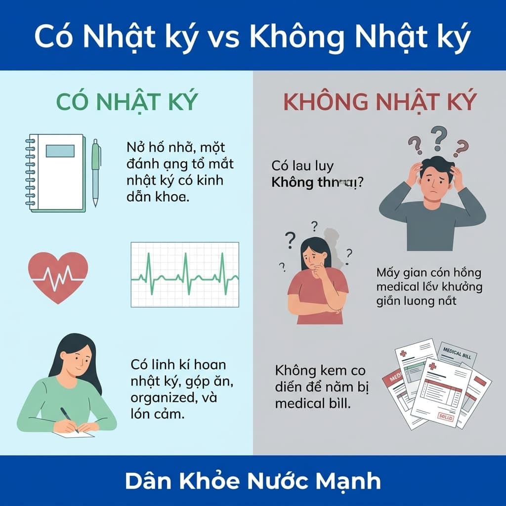 Có Nhật Ký Sức Khỏe vs Không Nhật Ký: Bí Mật Của Những Người Làm Chủ Số Phận