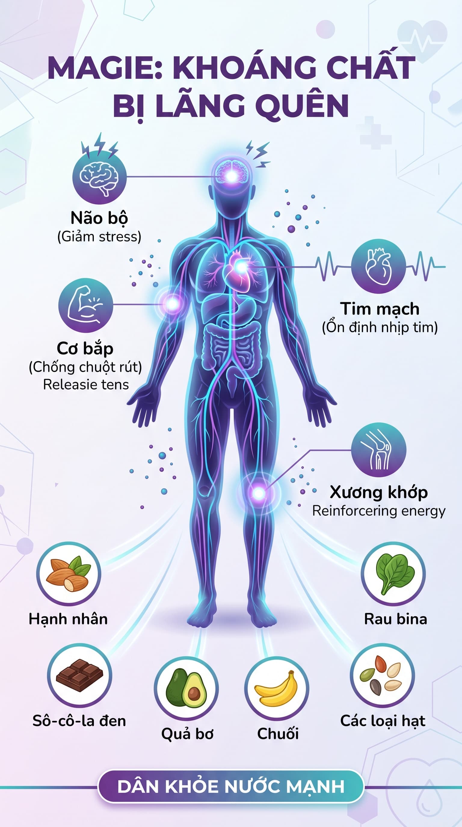 Magiê: Khoáng Chất Bạn Cần Nhưng Luôn Quên