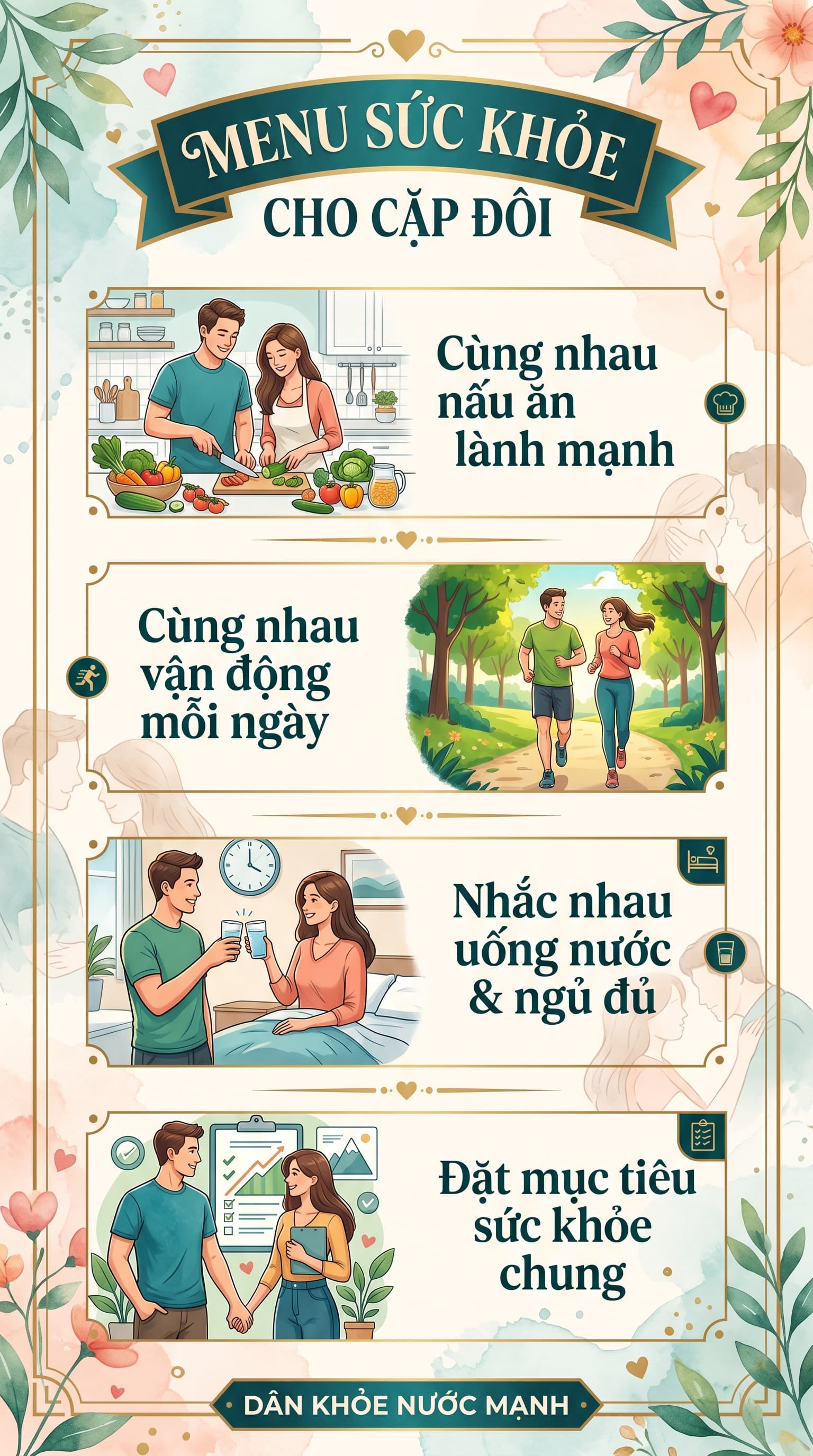 Menu Sức Khỏe Cặp Đôi: Cùng Nhau Khỏe Mạnh, Cùng Nhau Hạnh Phúc