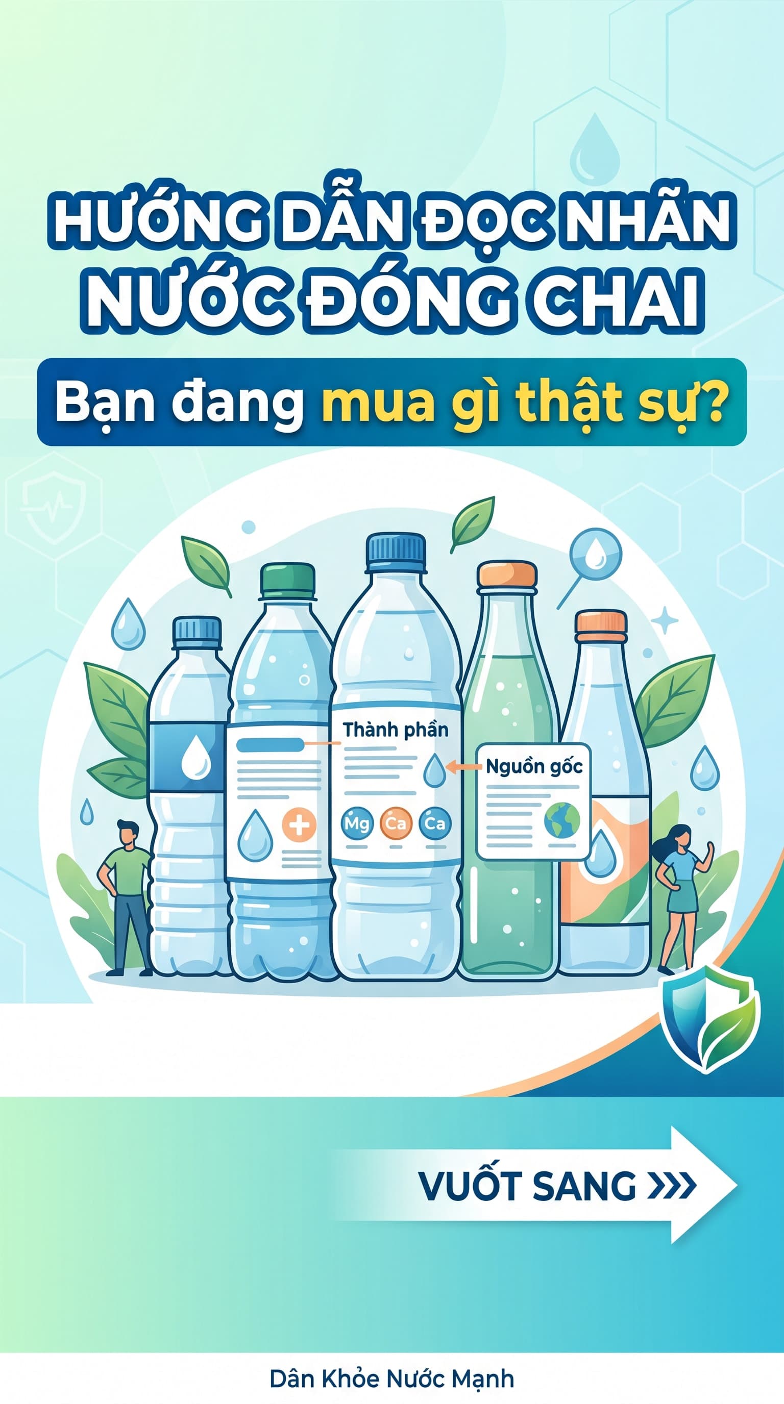Hướng Dẫn Đọc Nhãn Nước Đóng Chai: Bạn Có Đang Chọn Đúng Loại Nước Cơ Thể Cần?