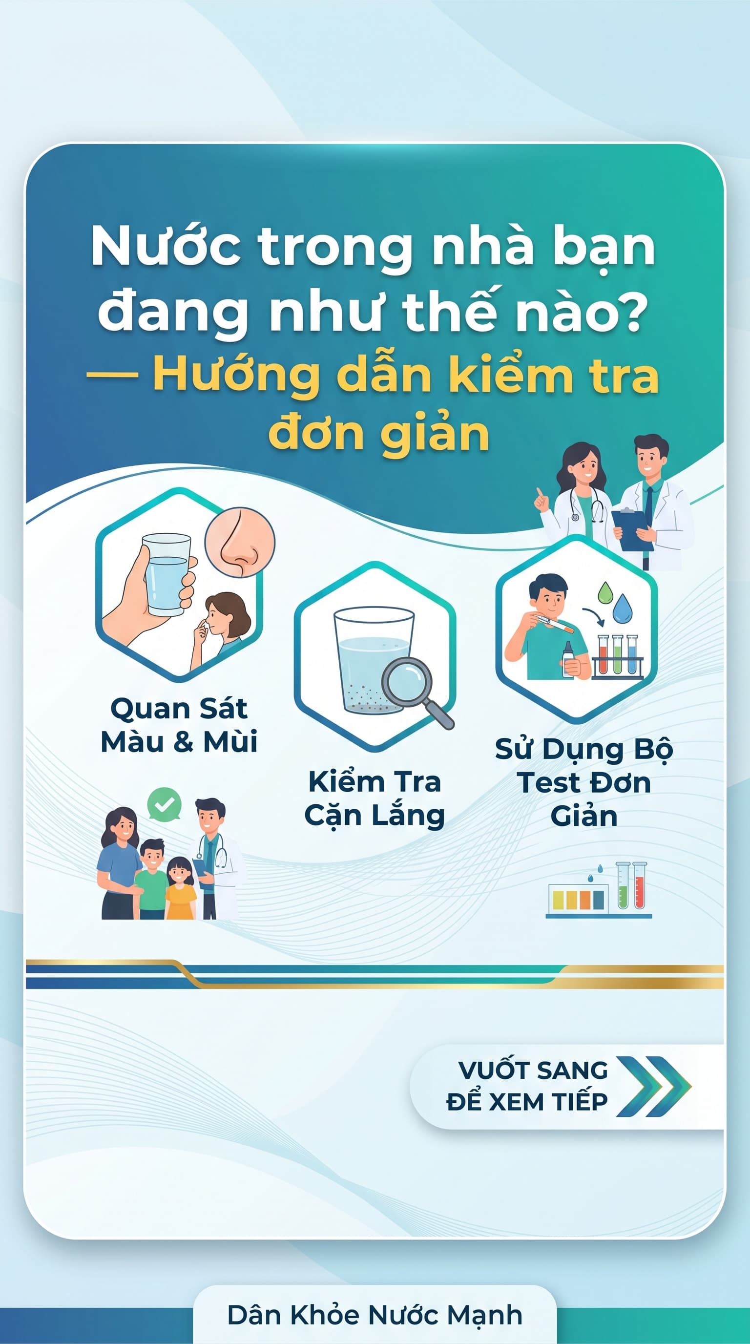 Nước Trong Nhà Bạn Đang Tốt Hay Xấu? 4 Bước Kiểm Tra Đơn Giản Tại Vòi Để Bảo Vệ Gia Đình