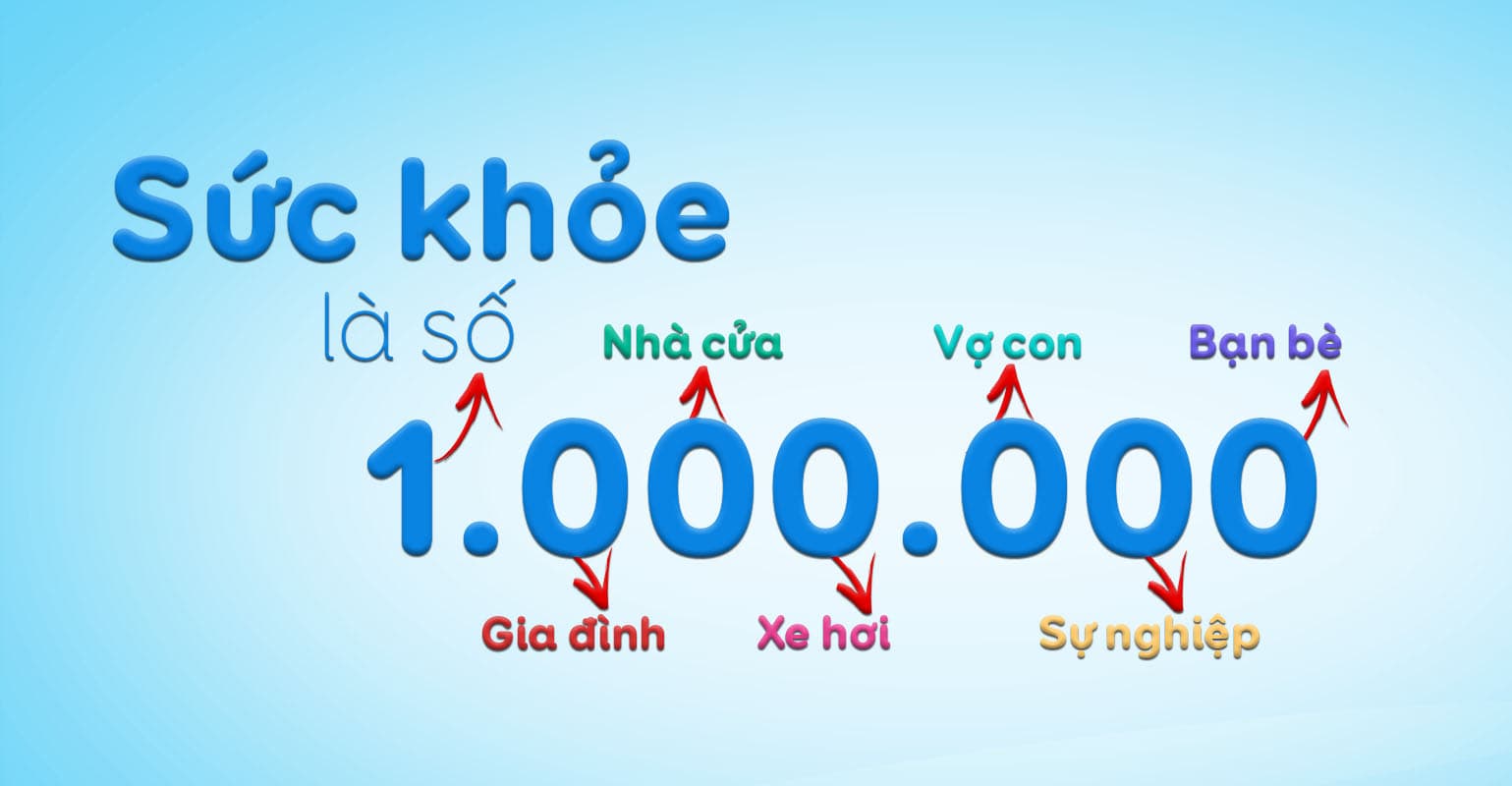 Sức khỏe – Con số 1 trong hành trình hạnh phúc